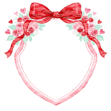 Valentine's Day Hearts Roses Crest