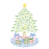 Preppy Christmas Tree Clipart
