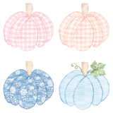 Preppy Watercolor Pumpkins Clipart