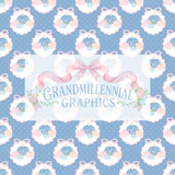 Chinoiserie Polka Dot Pumpkins Seamless Pattern
