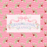 Sweet Summer Strawberries Seamless Patterns