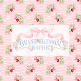 Sweet Summer Strawberries Seamless Patterns