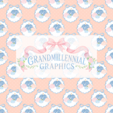Chinoiserie Polka Dot Pumpkins Seamless Pattern